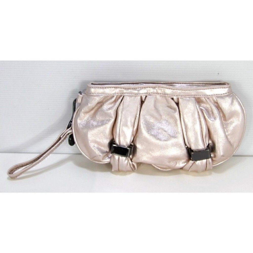 BOTKIER for Target silver-ish pink clutch purse, wristlet approx 5 X 10 inches